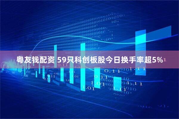 粤友钱配资 59只科创板股今日换手率超5%