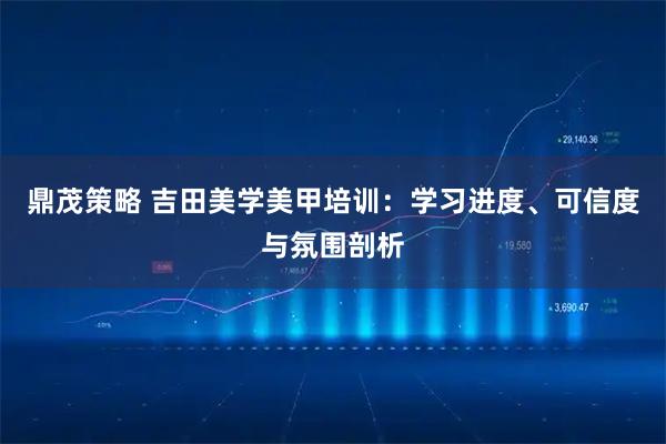 鼎茂策略 吉田美学美甲培训：学习进度、可信度与氛围剖析